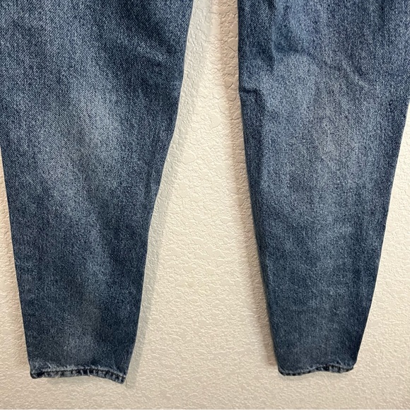 PacSun Ultra High Rise Slim Distressed Knee Holes Med Wash Jeans Womens Size 24 - Picture 7 of 12